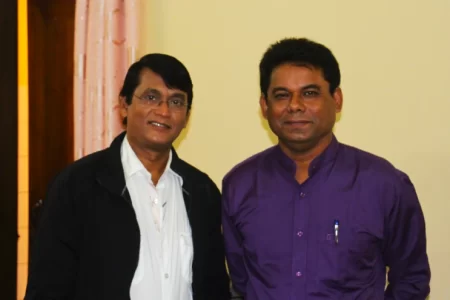 Kamal Ahmed with Azizul Hakim
